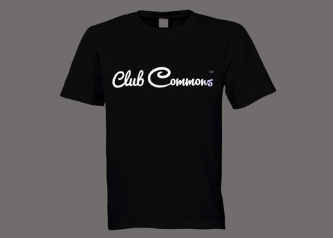 Club Commons Black Tee