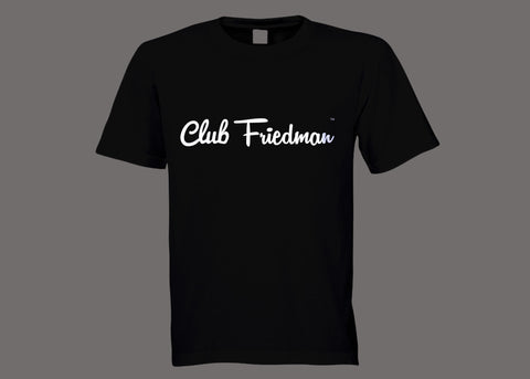 Club Friedman Black Tee