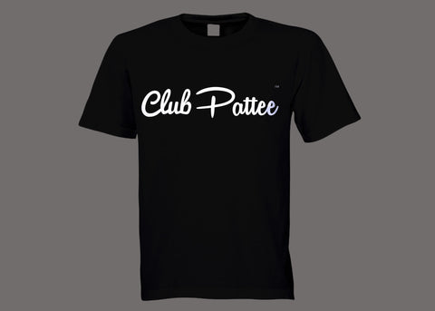 Club Pattee Black Tee