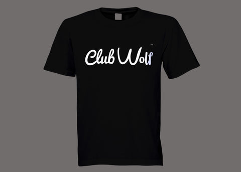 Club Wolf Black Tee