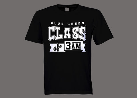 Club Green Class of 3AM Black Tee