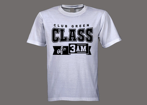 Club Green Class of 3AM White Tee