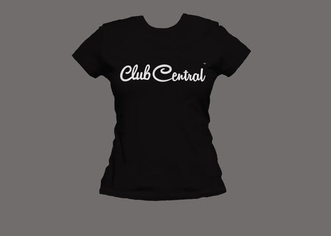 Club Central Womens Black Tee