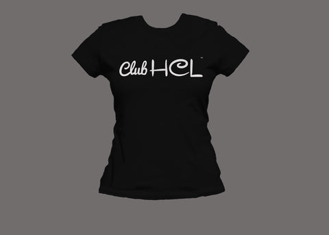 Club HCL Womens Black Tee