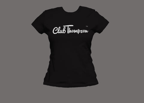 Club Thompson Womens Black Tee