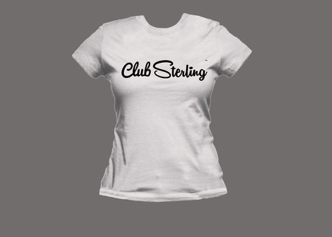 Club Sterling Womens White Tee